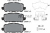 Textar Brake Pads Full Set Of 4 Rear With Brake Caliper Screws With Accessories 2594701 thumbnail