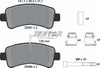Textar Brake Pads Full Set Of 4 Rear With Brake Caliper Screws With Accessories 2598701 thumbnail