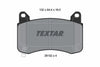 Textar Brake Pads Full Set Of 4 Front 2615201 thumbnail