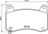 Textar Brake Pads Full Set Of 4 Front 2615201 thumbnail
