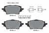 Textar Brake Pads Full Set Of 4 Rear With Accessories 2615301 thumbnail