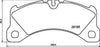 Textar Brake Pads Full Set Of 4 Front 2618501 thumbnail