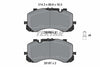 Textar Brake Pads Full Set Of 4 Front With Accessories 2618601 thumbnail