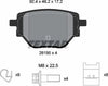 Textar Brake Pads Full Set Of 4 Rear With Brake Caliper Screws With Accessories 2619501 thumbnail