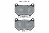 Textar Brake Pads Full Set Of 4 Front 2619601 thumbnail