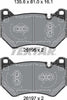 Textar Brake Pads Full Set Of 4 Front 2619601 thumbnail