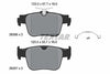 Textar Brake Pads Full Set Of 4 Rear With Accessories 2620601 thumbnail