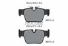 Textar Brake Pads Set Brake Pads Full Set Of 4 Rear 2621201 thumbnail