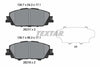 Textar Brake Pads Full Set Of 4 Front 2621701 thumbnail