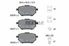 Textar Brake Pads Full Set Of 4 Rear With Bolts Screws With Accessories 2623601 thumbnail