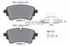Textar Brake Pads Full Set Of 4 Rear With Brake Caliper Screws With Accessories 2626503 thumbnail