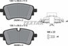 Textar Brake Pads Full Set Of 4 Rear With Brake Caliper Screws With Accessories 2626503 thumbnail