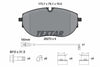 Textar Brake Pads Full Set Of 4 Front With Brake Caliper Screws With Accessories 2627001 thumbnail