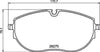 Textar Brake Pads Full Set Of 4 Front With Brake Caliper Screws With Accessories 2627001 thumbnail