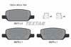 Textar Brake Pads Full Set Of 4 Rear With Accessories 2627701 thumbnail