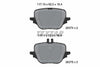 Textar Brake Pads Set Brake Pads Full Set Of 4 Rear 2637401 thumbnail