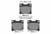 Textar Brake Pads Set Brake Pads Full Set Of 4 Rear 2642301 thumbnail