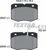 Textar Brake Pads Full Set Of 4 Front 2903701 thumbnail