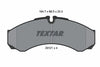 Textar Brake Pads Full Set Of 4 Front Rear 2912112 thumbnail