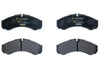 Textar Brake Pads Full Set Of 4 Front Rear 2912112 thumbnail