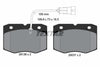 Textar Brake Pads Full Set Of 4 Front 2913901 thumbnail