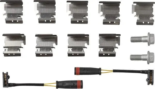 Textar Brake Pads Full Set Of 4 Rear With Brake Caliper Screws With Accessories 2919001 - image 6