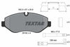 Textar Brake Pads Full Set Of 4 Front With Brake Caliper Screws With Accessories 2919202 thumbnail