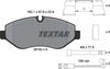 Textar Brake Pads Full Set Of 4 Front With Brake Caliper Screws With Accessories 2919202 thumbnail
