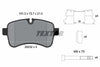 Textar Brake Pads Full Set Of 4 Rear With Brake Caliper Screws With Accessories 2923201 thumbnail