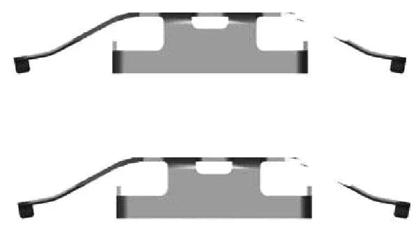 Textar Brake Caliper Accessory Fitting Kit Full Set Rear Axle 82077100 - image 2