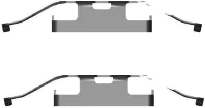 Brake Caliper Accessory Fitting Kit Full Set Rear Axle 82077100 Textar - tradevehicleparts.co.uk