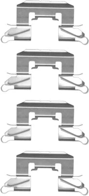 Brake Pad Accessory Fitiing Kit Full Set Front Axle 82512900 Textar - tradevehicleparts.co.uk