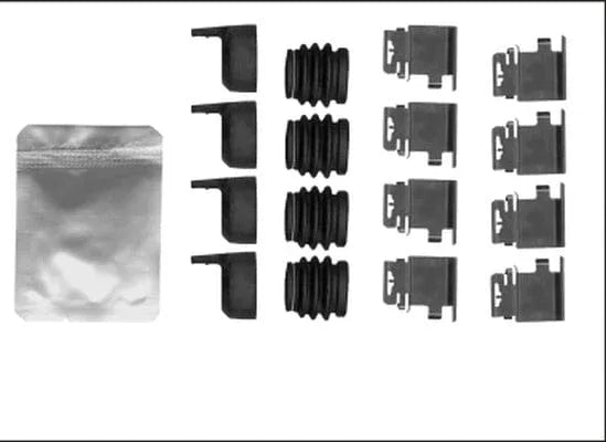 Textar Brake Pad Accessory Fitiing Kit Full Set Front Or Rear Axle 82539300 - image 2