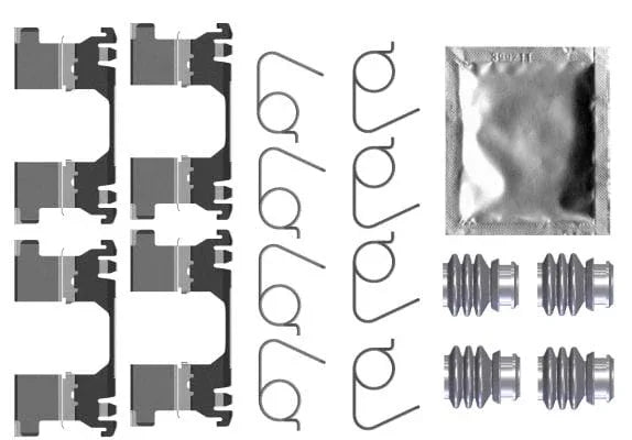 Textar Brake Pad Accessory Fitiing Kit Full Set Front Axle 82552600 - image 2