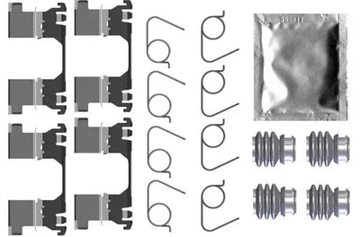 Brake Pad Accessory Fitiing Kit Full Set Front Axle 82552600 Textar - tradevehicleparts.co.uk