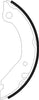 Textar Parking Brake Shoes Set Of 4 Fits Rear Axle 91017200 thumbnail