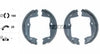 Textar Parking Brake Shoes Set Of 4 Fits Rear Axle 91018400 thumbnail