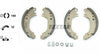 Textar Brake Shoes Full Set Of 4 Rear Without Handbrake Lever 91038203 thumbnail