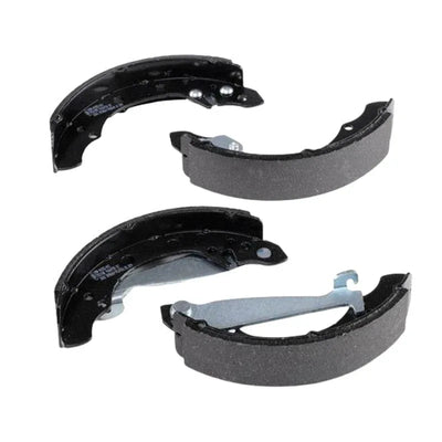 Brake Shoes Full Set Of 4 Rear With Handbrake Lever 91044700 Textar - tradevehicleparts.co.uk