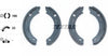 Textar Parking Brake Shoes Set Of 4 Fits Rear Axle 91048301 thumbnail