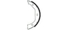 Textar Parking Brake Shoes Set Of 4 Fits Rear Axle 91049300 thumbnail