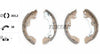 Textar Brake Shoes Full Set Of 4 Rear With Handbrake Lever 91052500 thumbnail