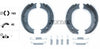 Textar Parking Brake Shoes Set Of 4 Fits Rear Axle 91055100 thumbnail