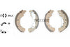 Textar Brake Shoes Full Set Of 4 Rear With Handbrake Lever 91057300 thumbnail
