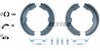 Textar Parking Brake Shoes Set Of 4 Fits Rear Axle 91058800 thumbnail