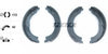 Textar Parking Brake Shoes Set Of 4 Fits Rear Axle 91062100 thumbnail