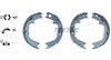 Textar Parking Brake Shoes Set Of 4 Fits Rear Axle 91063000 thumbnail