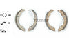 Textar Brake Shoes Full Set Of 4 Rear With Handbrake Lever 91064600 thumbnail