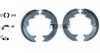 Textar Parking Brake Shoes Set Of 4 Fits Rear Axle 91066100 thumbnail