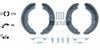 Textar Parking Brake Shoes Set Of 4 Fits Rear Axle 91066700 thumbnail